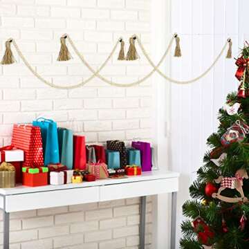 Rustic Wood Bead Garlands for Home & Holiday Decor