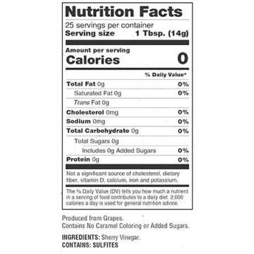 Napa Valley Naturals Sherry Vinegar (15 Star), 12.7 ounce (2-Pack)