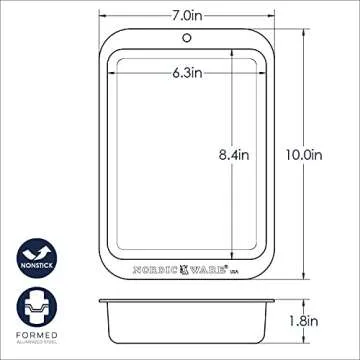 Compact 1.5-Quart Nordic Ware Casserole Pan for Easy Meals