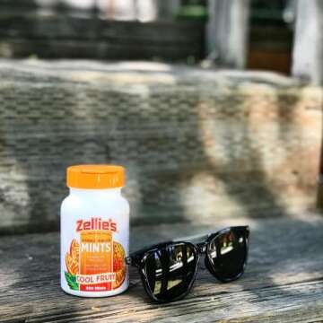 Zellie's | 100% Xylitol Sugar Free Cool Fruit Mints Breath Mints | Non-GMO, Low-Calorie, Gluten Free, Vegan & Kosher Mints (250 Count - Pack of 1)