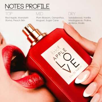 Ellis Brooklyn MYTH & APPLE LOVE Eau De Parfum for Women - Clean Perfume, Travel Size Long Lasting Perfume