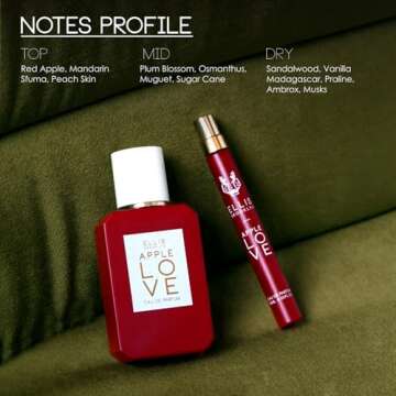 Ellis Brooklyn MYTH & APPLE LOVE Eau De Parfum for Women - Clean Perfume, Travel Size Long Lasting Perfume