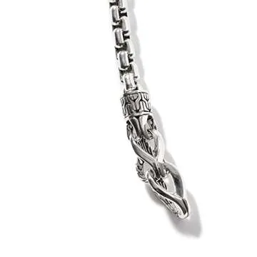 Luxury John Hardy Asli Classic Box Chain Bracelet for Men