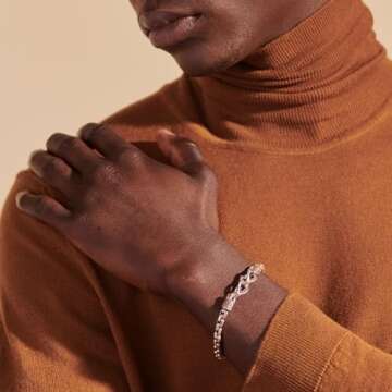 Luxury John Hardy Asli Classic Box Chain Bracelet for Men