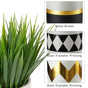 Stylish Faux Potted Plant Decor for Home & Office