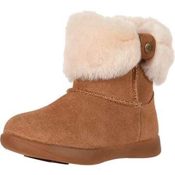 UGG Unisex-Child Ramona Boot, Chestnut - Adorable Toddler Winter Boots