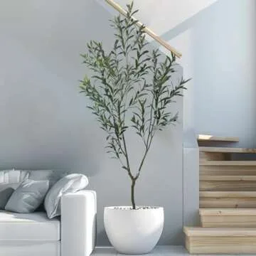 AfanD 6ft Artificial Olive Tree for Home Decor