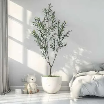 AfanD 6ft Artificial Olive Tree for Home Decor