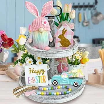 Charming Easter Gnome Decor Bundle for Spring Celebrations