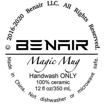 Benair USA Star Wars Mug, Lightsabers Appear With Heat (12 oz) - Fragile