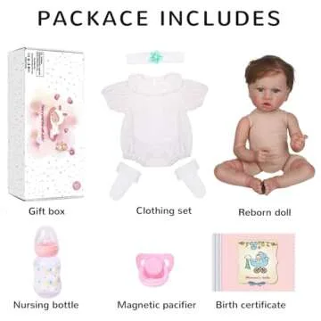 Realistic KSBD Reborn Baby Doll with Accessories for Kids