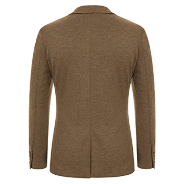 Men's Casual Blazer - Lightweight Knit, Size L