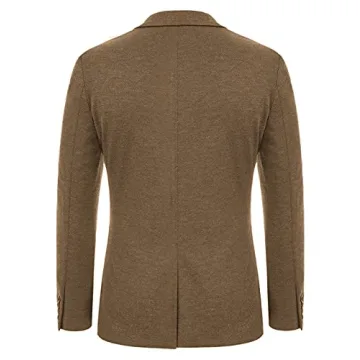 Men's Casual Blazer - Lightweight Knit, Size L