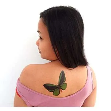 Large Butterfly Temporary Tattoos - 12 Beautiful Styles