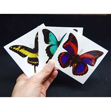 Large Butterfly Temporary Tattoos - 12 Beautiful Styles