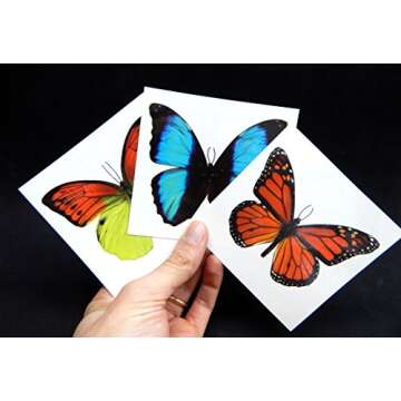 Large Butterfly Temporary Tattoos - 12 Beautiful Styles