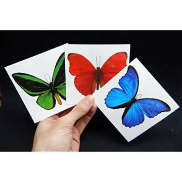 Large Butterfly Temporary Tattoos - 12 Beautiful Styles