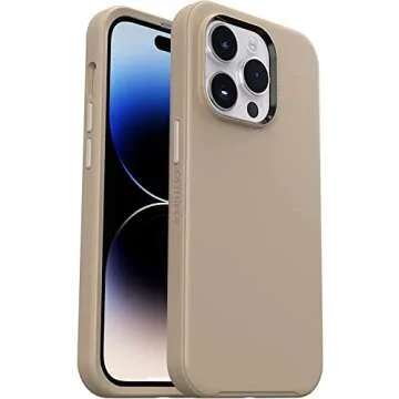 OtterBox iPhone 14 Pro (ONLY) Symmetry Series Case - Dont Even CHAI (Brown), Ultra-Sleek, Wireless Charging Compatible, Raised Edges Protect Camera & Screen