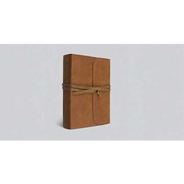 ESV Single Column Journaling Bible, Large Print (Brown, Flap with Strap)