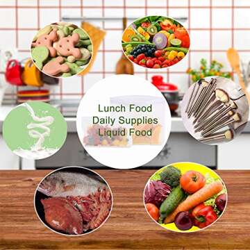 10 Pack Reusable Storage Bags, Silicone and Plastic Airtight Freezer Bags Ziplock (6 Sandwich Bags + 4 Snack Bags) BPA Ziplock Lunch Bag for Food Travel Storage Home Organization