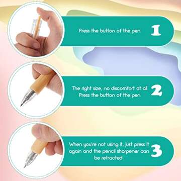 Lanties 6 Pieces Art Cutting Tools Knife Pen Craft Paper Cutter Pen Carving Tools for DIY Kit Scrapbooking Drawing and Crafting Utility Precision Paper Cutting Tool