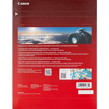 Canon LU-101 Luster Photo Paper - 50 Sheets for Vibrant Prints