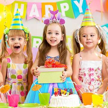 Mepase Little Girls Mermaid Tutu Dress with Headband, Mermaid Costume Outfits Tutu Skirt with Purple Mermaid Sequin Bling Bag for Girls Birthday Party, large size (5-6 T)