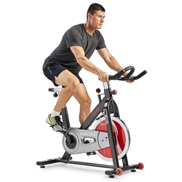 Sunny Indoor Cycling Bike with 49 LB Flywheel and Comfort Features