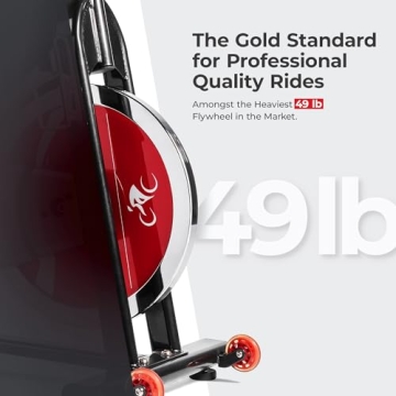 Sunny Indoor Cycling Bike with 49 LB Flywheel and Comfort Features