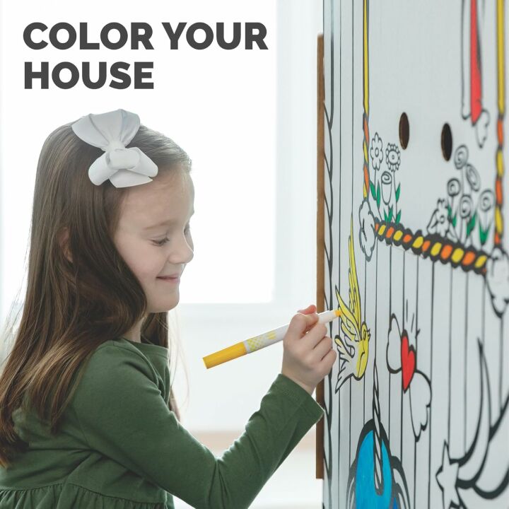 Unicorn Playhouse for Kids - Bankers Box Fun