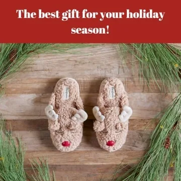 Dearfoams Family Holiday Turkey Slippers for Kids & Adults