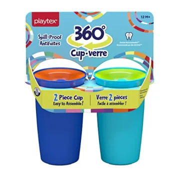 Playtex Sipsters Spill-Proof 360 Cup for Toddlers - 2 Count