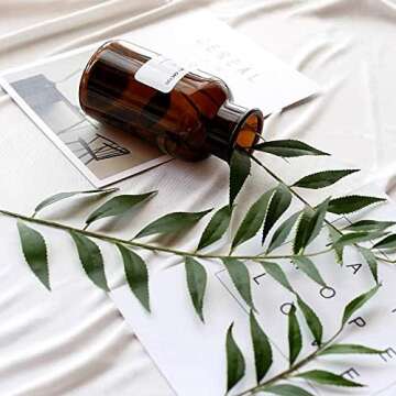 Olivachel Artificial Willow Leaves Twigs Fake Shrubs Plant Silk Eucalyptus Greenery Leaves Perfect Material for Floral Bouquet Home and Party Decor (Green, 10Pcs/Pack)