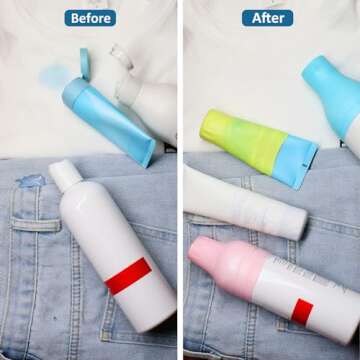 FOROUME 5 Pack Travel Essentials Silicone Bottle Covers, Cruise Ship Essentials, Travel Accessories ...