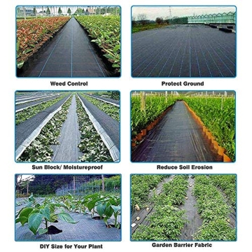 Goasis Heavy Duty Weed Barrier for Garden & Landscaping