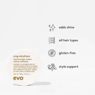 EVO Crop Strutters Cream - Medium Hold Hair Styling Cream