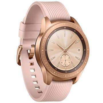 FanTEK Band for Galaxy Watch 3 41mm / Galaxy Watch 42mm / Galaxy Watch Active/Galaxy active 2 watch band/Gear S2 Classic band, 20mm Silicone Sport Quick Release Replacement Strap, Sand Pink