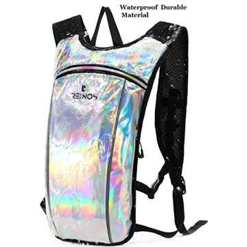 REINOS Hydration Backpack - Light Water Pack - 2L Water Bladder Included for Running, Hiking, Biking...