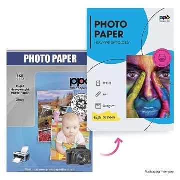 PPD 50 Sheets High Gloss Photo Paper 240gsm Instant Dry