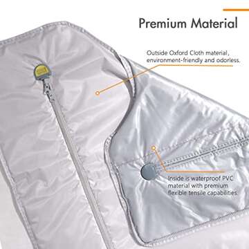 Wedigout Sauna Blanket Detox Far Infrared, Professional Body Shaper Sauna Slimming Blanket Detox The...