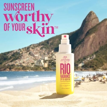 SPF 50 Shimmering Body Oil with UV Protection & Hydration
