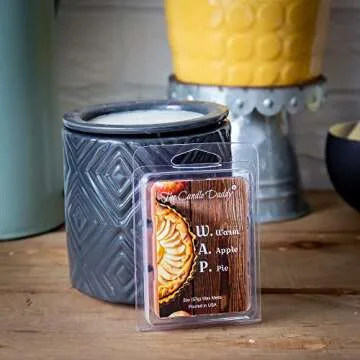 W.A.P. - Warm Apple Pie Scented Melt- Maximum Scent Wax - 1 Pack -2 Ounces- 6 Cubes WAPGreat Unique Funny Gift for Women, Men, BFF, Best Friend, Wife, Mom, Sister, Daughter, Girlfriend Partner