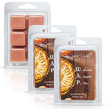 W.A.P. - Warm Apple Pie Scented Melt- Maximum Scent Wax - 1 Pack -2 Ounces- 6 Cubes WAPGreat Unique Funny Gift for Women, Men, BFF, Best Friend, Wife, Mom, Sister, Daughter, Girlfriend Partner