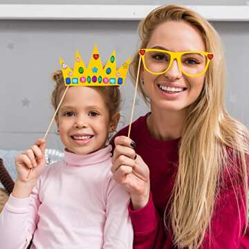 YIQIHAI 360pcs Flatback Rhinestones for Crafting, Gems Jewels for Crafts & Arts, Acrylic Gemstones for Halloween Party Decorations with Tweezers and Storage Box (10-15mm, 9 Shapes)