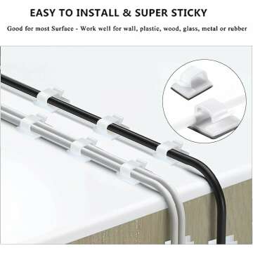 Cord Management Kit for Home and Office Organization