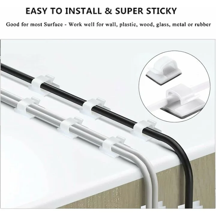 Cord Management Kit for Home and Office Organization