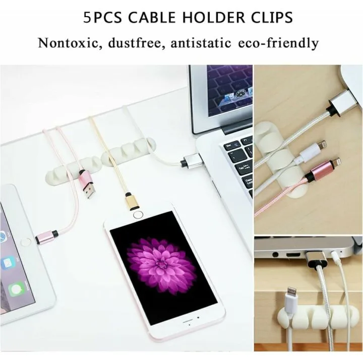 Cord Management Kit for Home and Office Organization