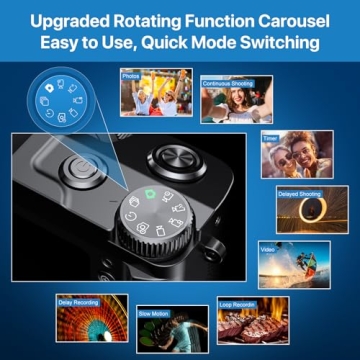 5K Digital Camera with Autofocus and WiFi for YouTube Vlogging