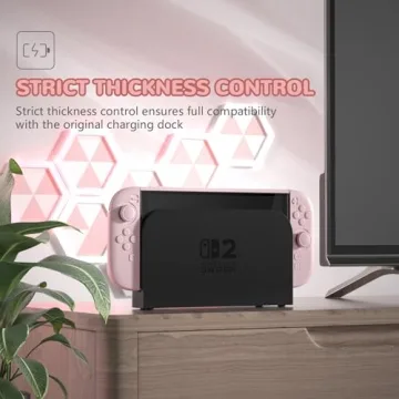 PlayVital Hard Case for Nintendo Switch 2 - Cherry Blossoms Pink