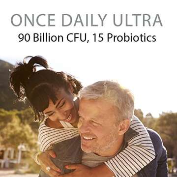 Garden of Life Probiotics for Women and Men - Dr. Formulated Once Daily Ultra 90 Billion Adult Probiotic for Digestive Health, Immune System Support, Acidophilus, Prebiotics - 30 Vegetarian Capsules